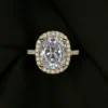 Falaknuma Ring - White Zircon Cocktail Sparkle