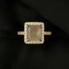 Meherbano Moonveil Ring - Subtle Luxury Statement Ring