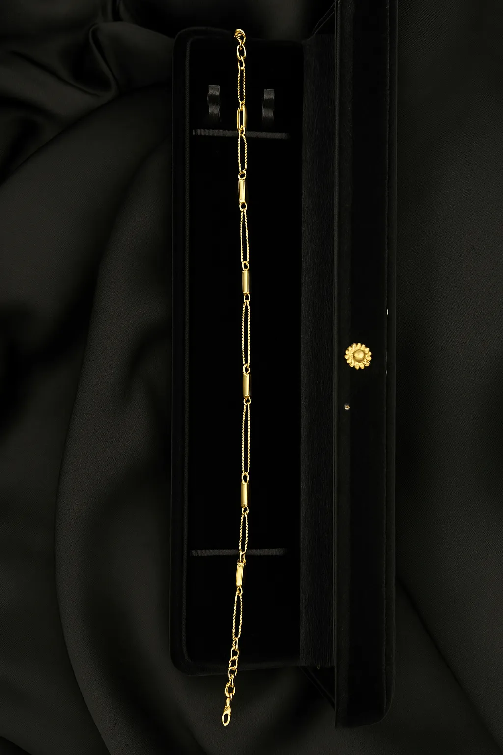 Zarveen Payal - Dual Chain Gold Anklet