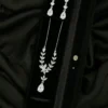 Noor-e-Gulhaar Set - Diamond Shine & Silver Leaf